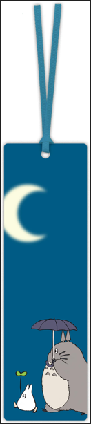 Buchzeichen Totoro blau