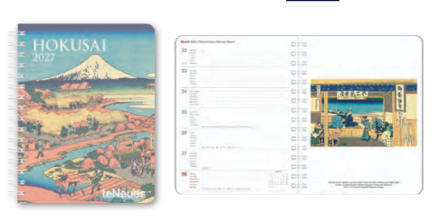 Hokusai Diary 2027 Ringbuch
