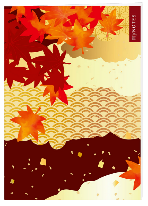 Notizheft Blätterregen