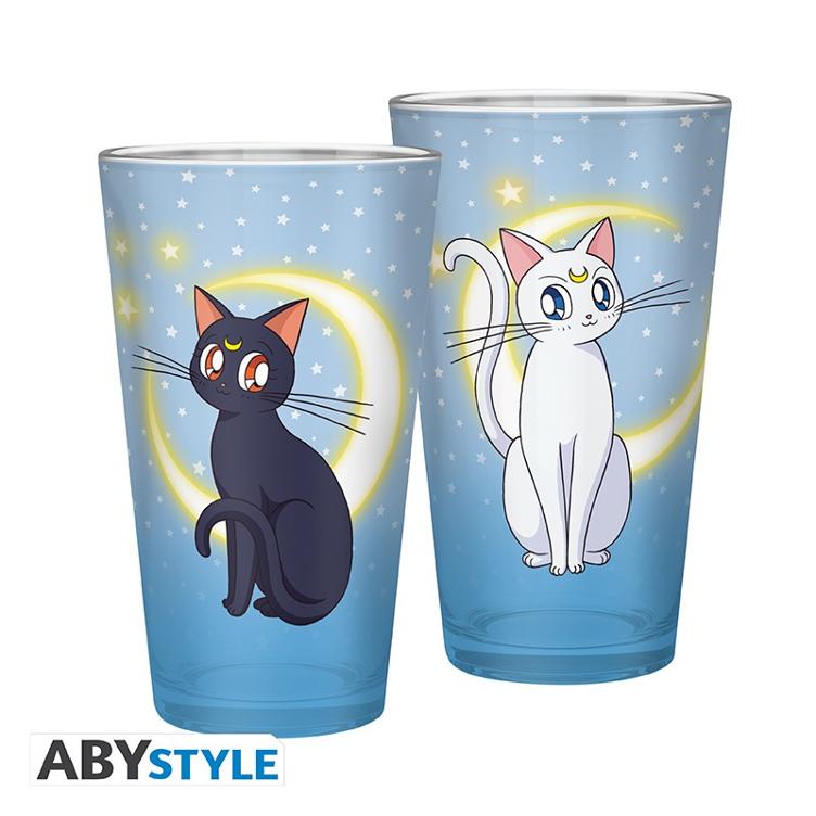 Sailor Moon - Luna & Artemis Trinkglas