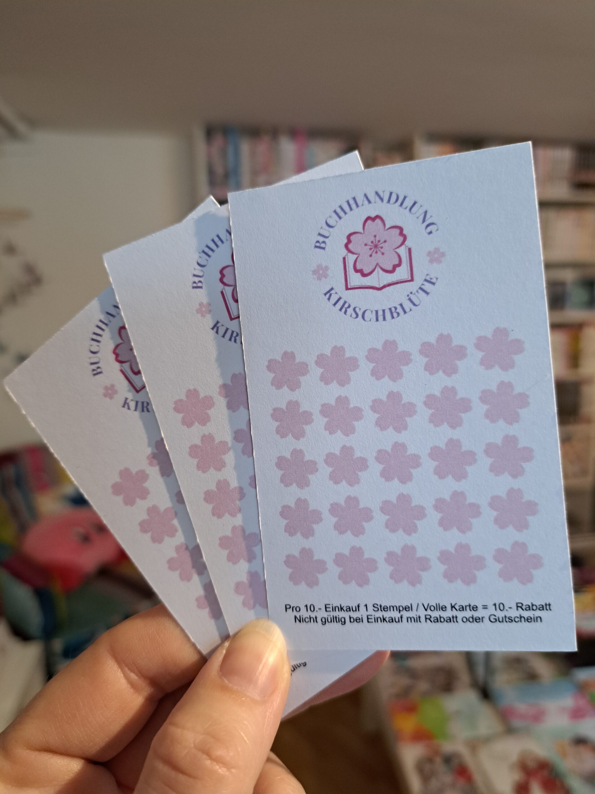 Neu! Bonuskarten für Kund*innen